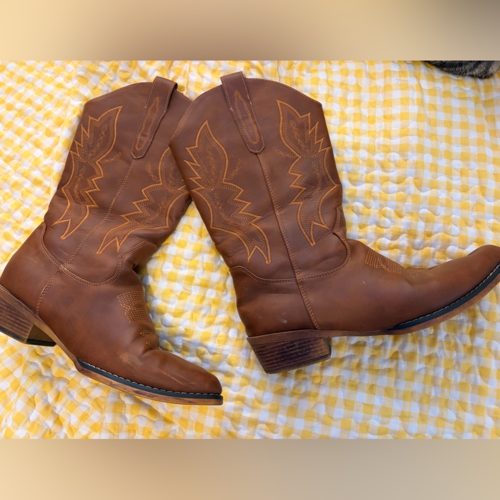 Brown Western Cowboy Boots